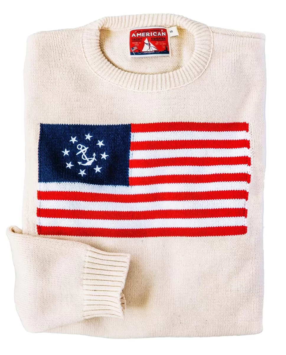 Women Kiel James Patrick American Yacht Sweater- Cream