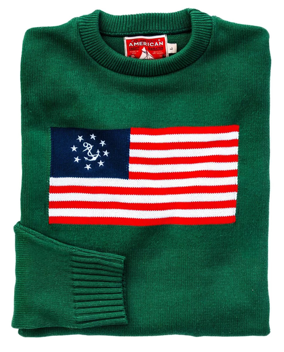 Men Kiel James Patrick American Yacht Sweater- Green