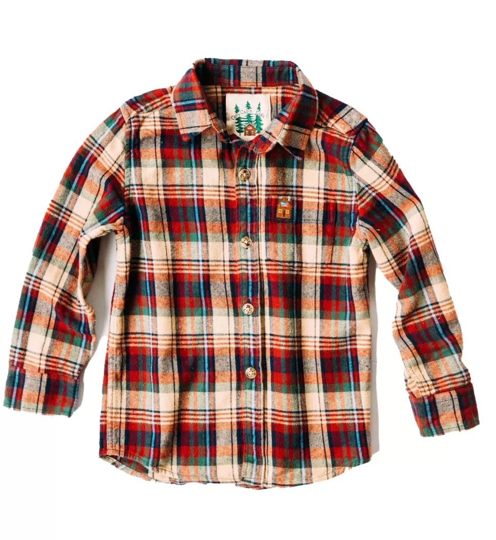 Kids Kiel James Patrick Apple Cinnamon Kids Flannel Shirt