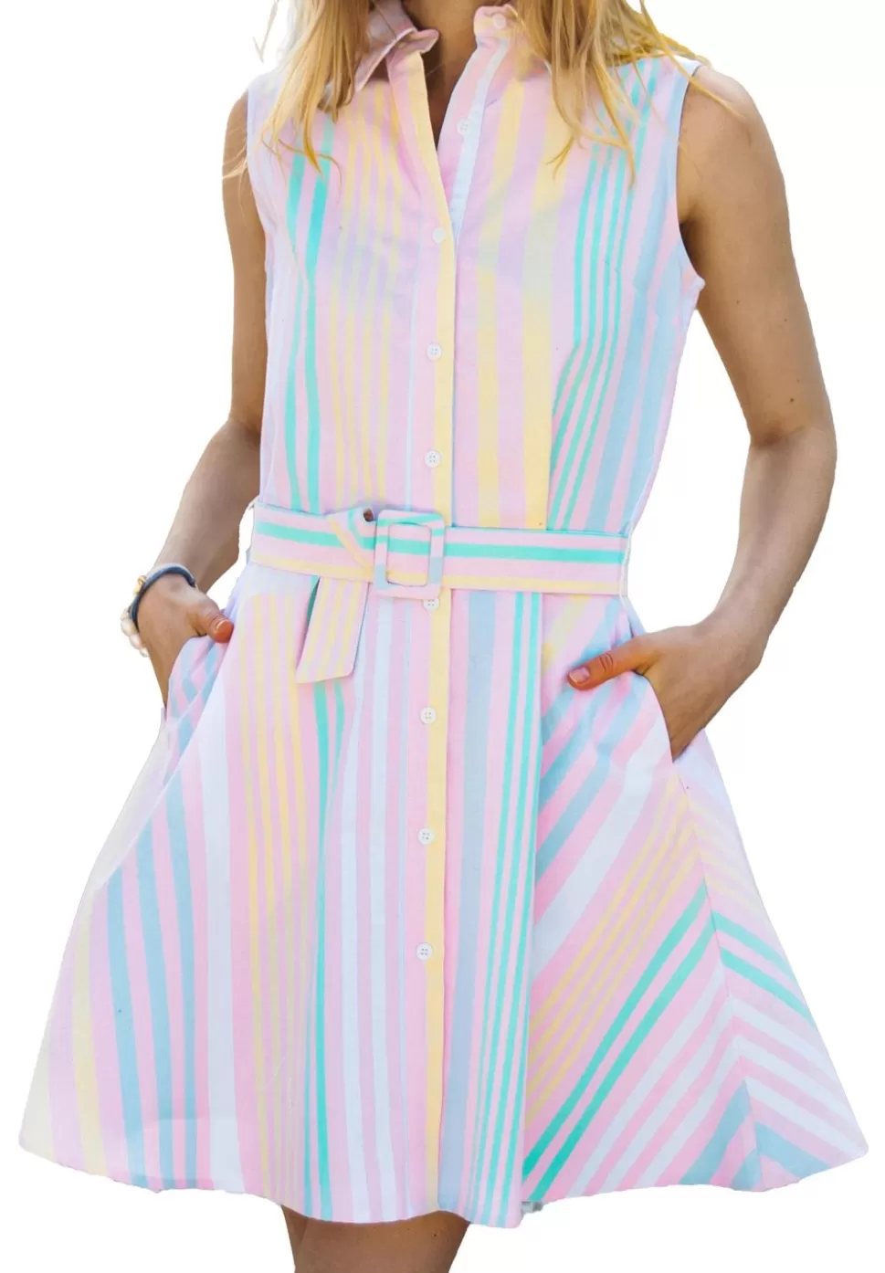 Women Kiel James Patrick Bahama Stripe Summering Dress