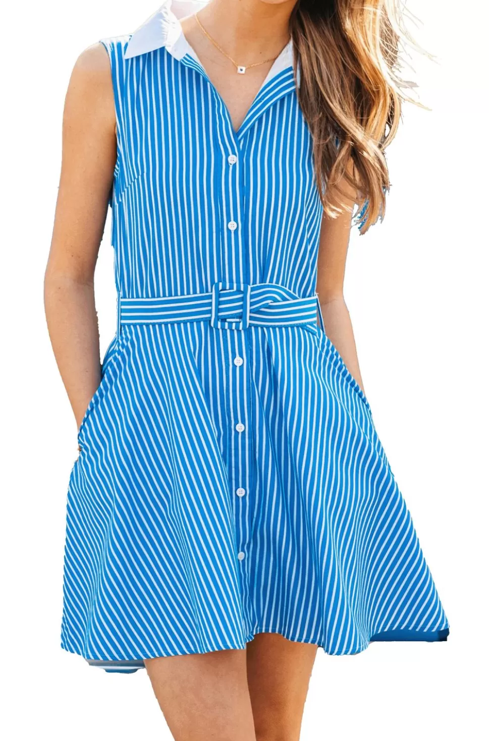 Women Kiel James Patrick Cerulean Sea Summering Dress