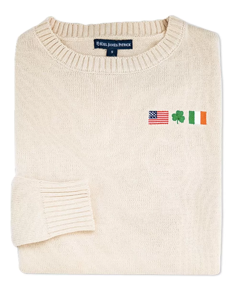 Men Kiel James Patrick Embroidered Irish American Sweater (Men'S)