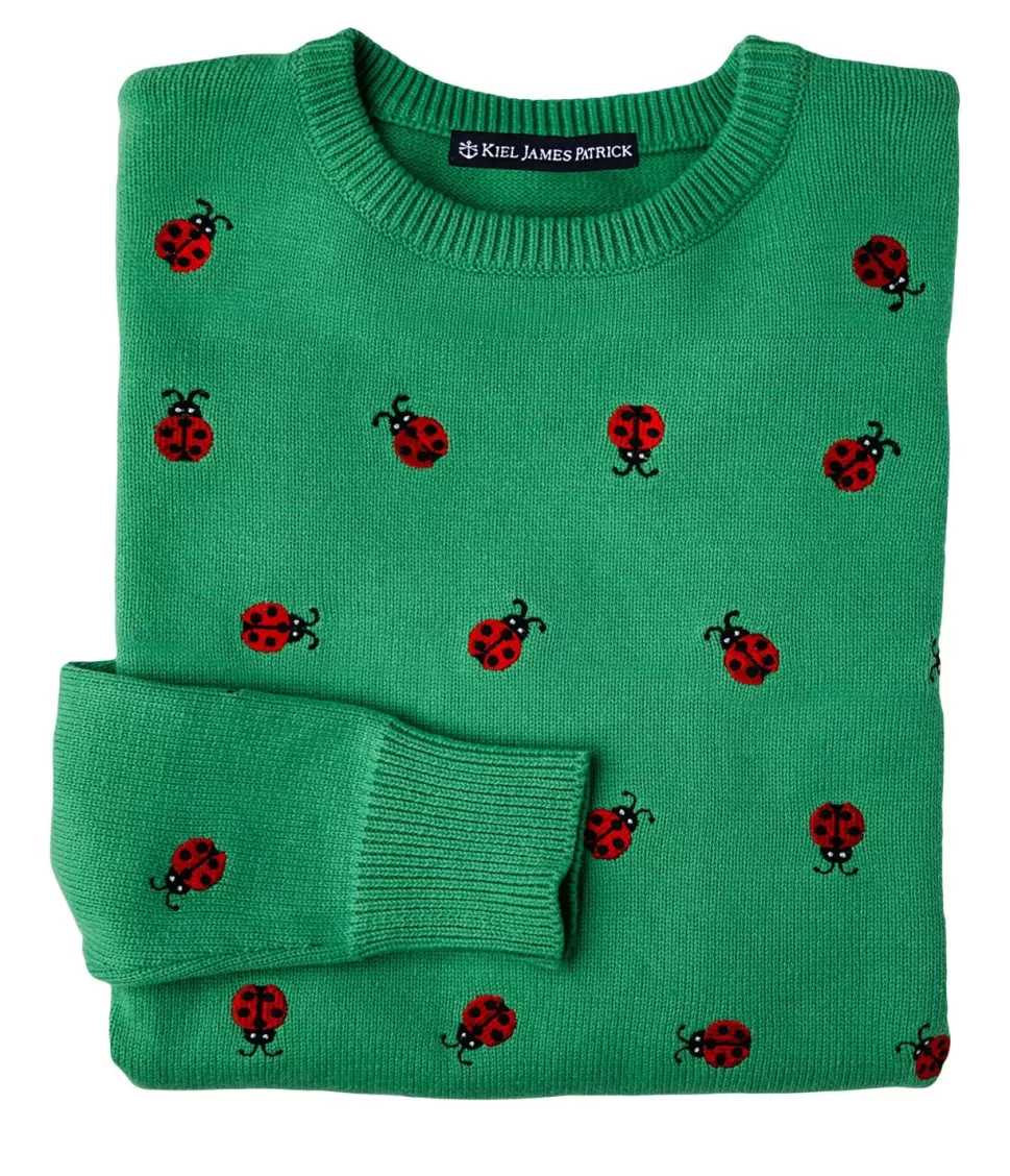 Women Kiel James Patrick Garden Ladybug Sweater