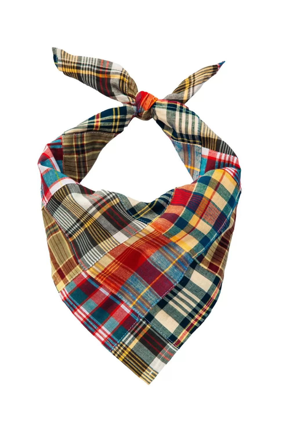 Kiel James Patrick Hyannis Patchwork Madras Bandana