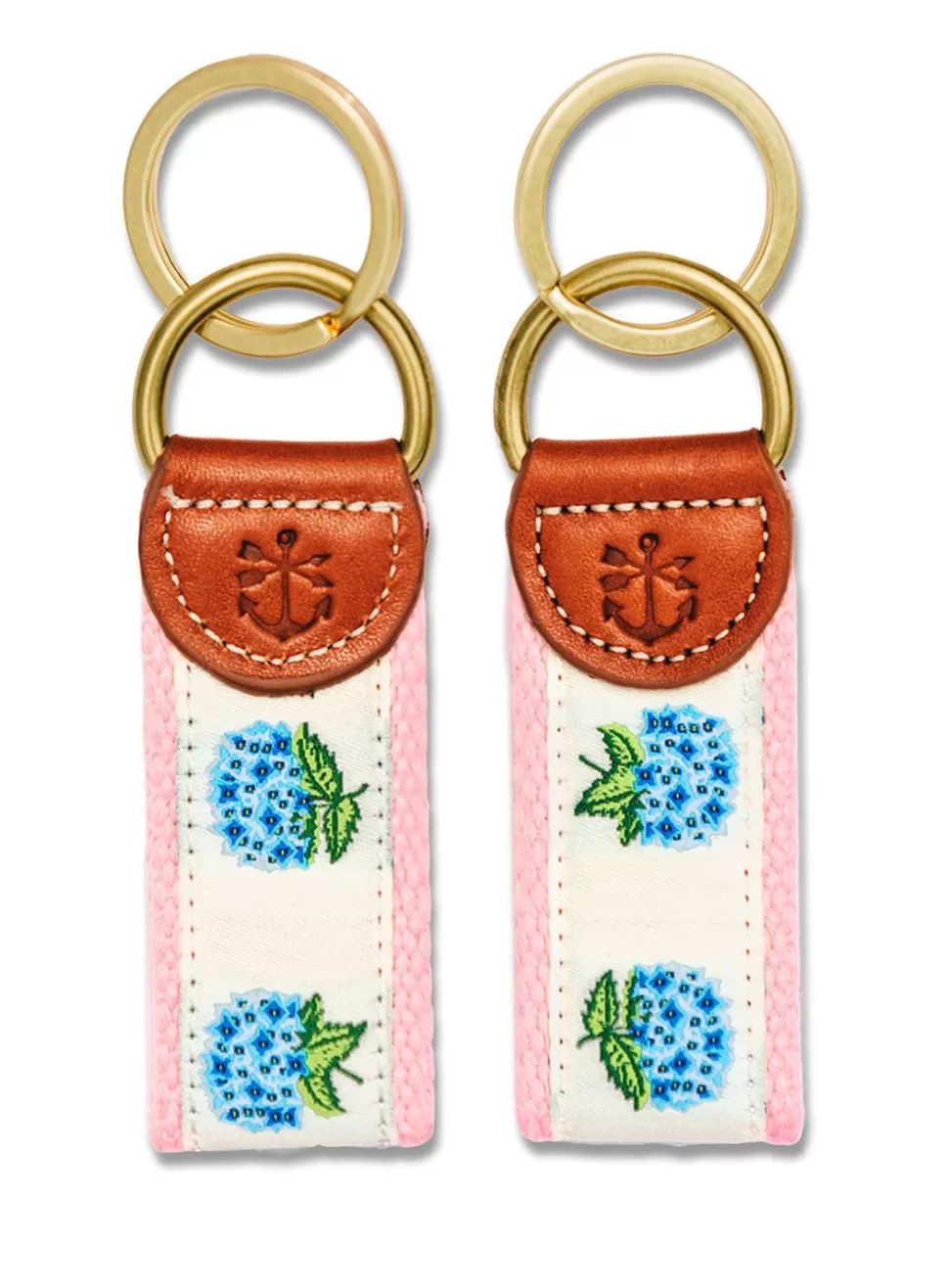 Kiel James Patrick Hydrangea Bloom Key Fob