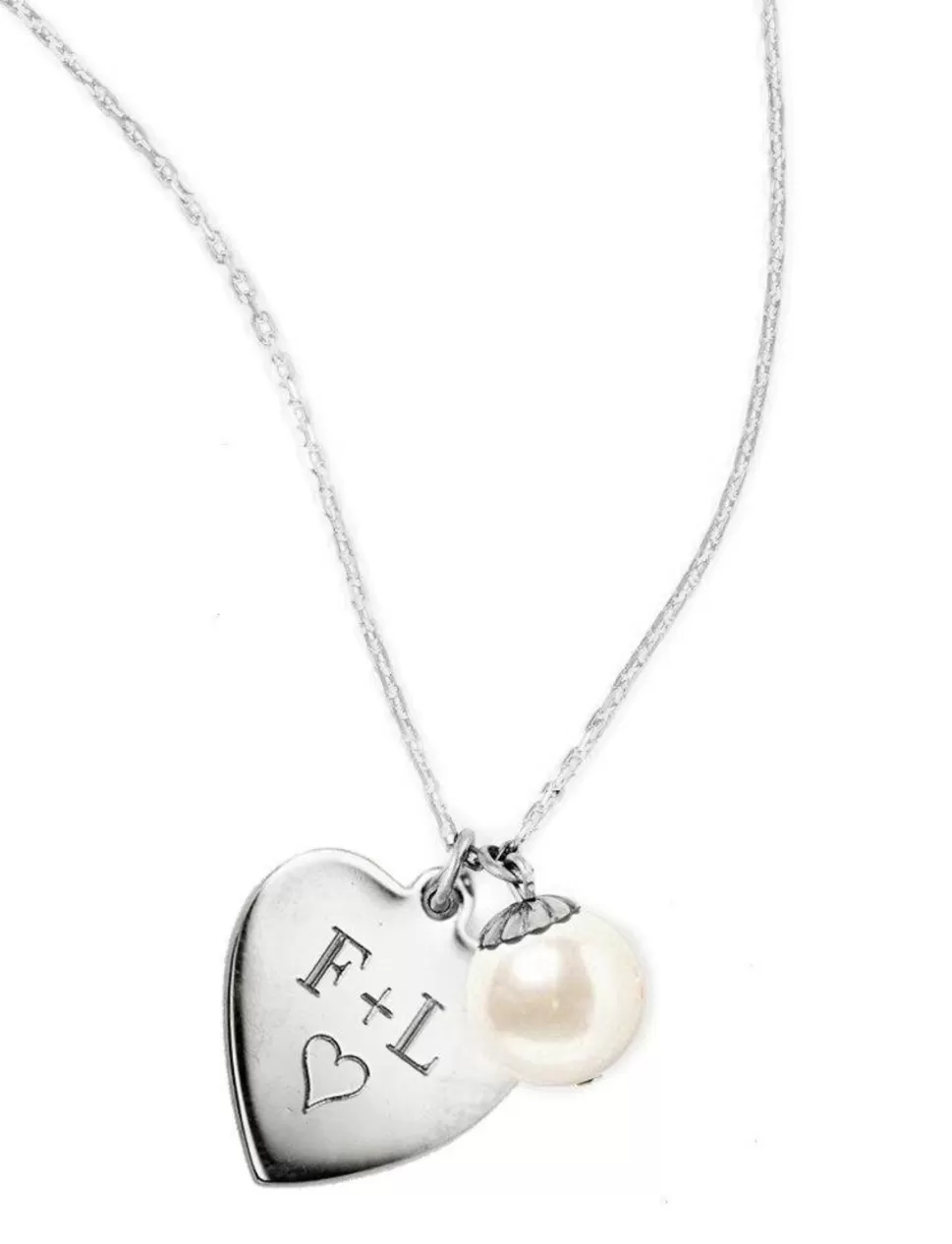 Kiel James Patrick I Heart Pearls Mom-O-Gram (Sterling Silver)