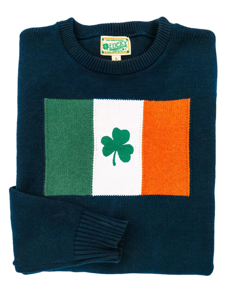 Men Kiel James Patrick Irish Shamrock Flag Sweater