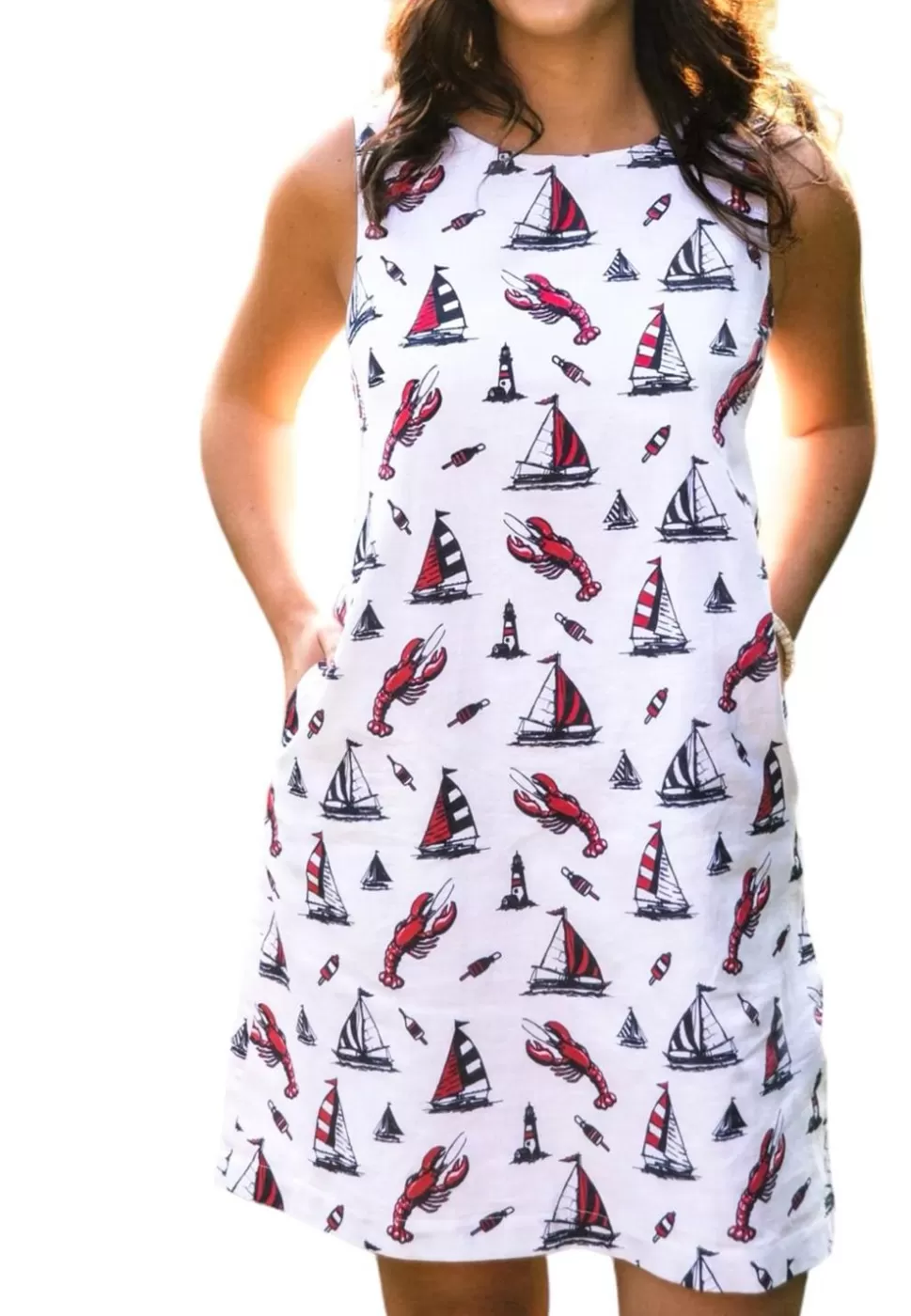 Women Kiel James Patrick Lobster Harbor Dress