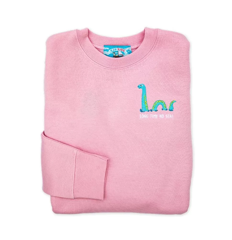 Kids Kiel James Patrick Long Time No Sea Embroidered Kids Sweatshirt