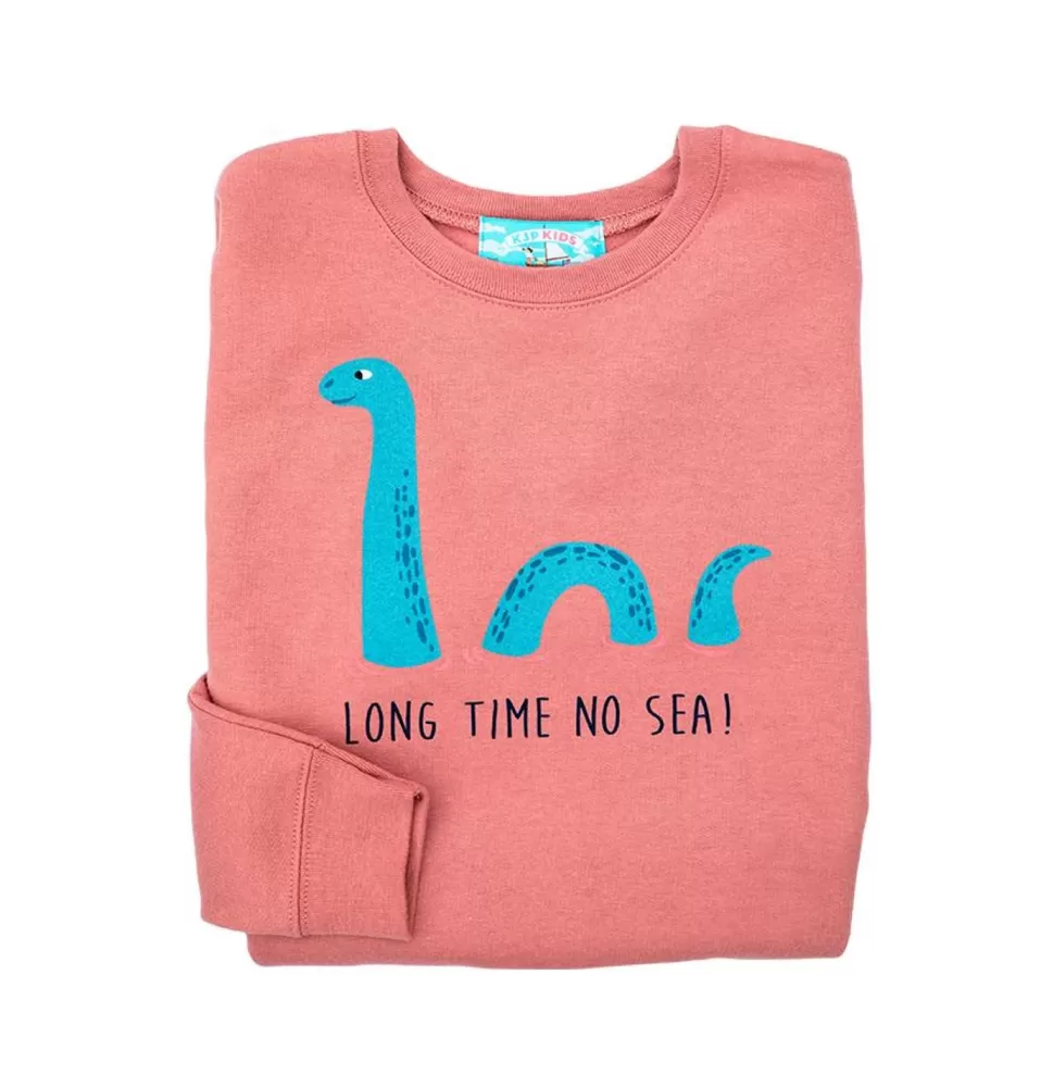 Kids Kiel James Patrick Long Time No Sea Kids Crewneck- Mauve