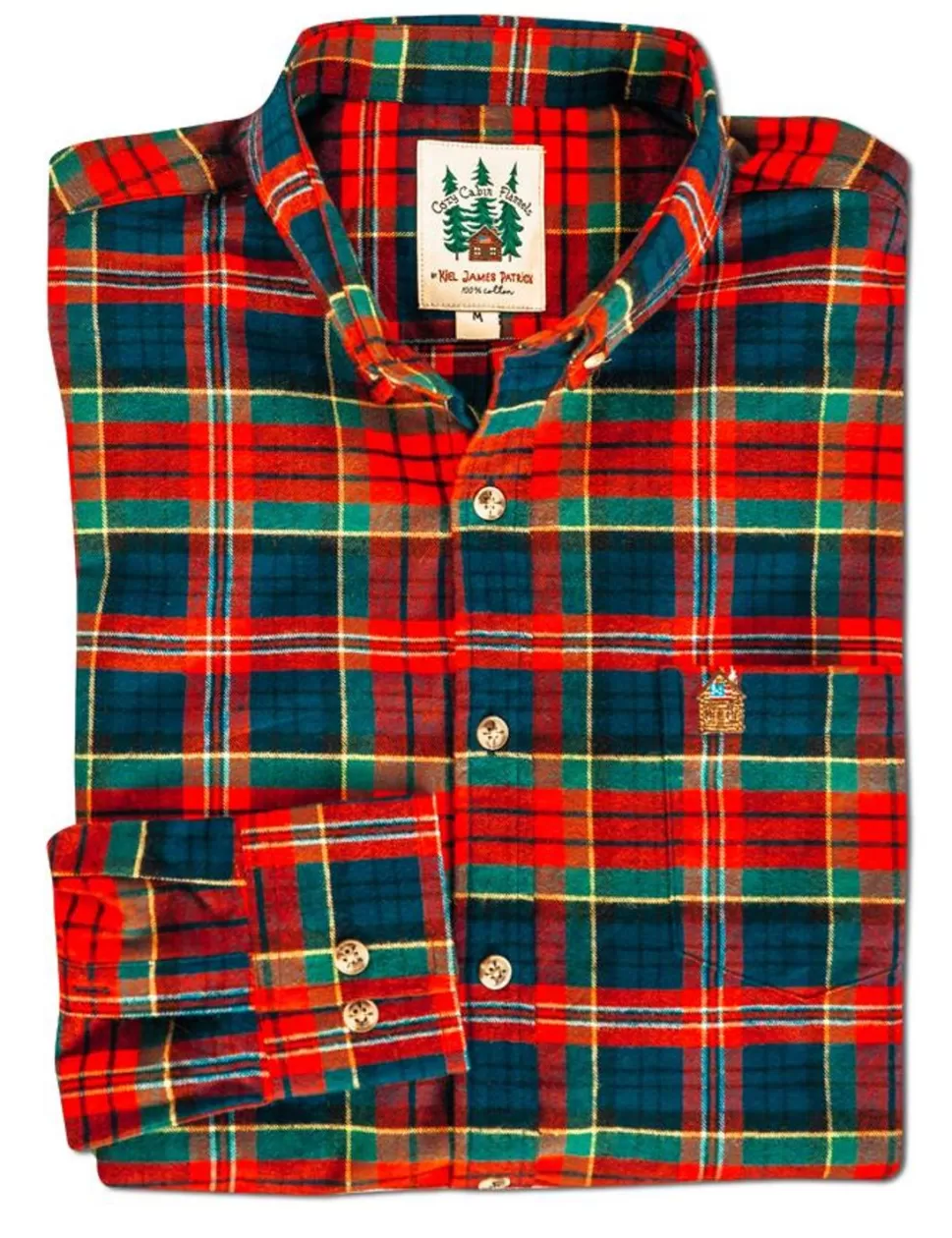 Men Kiel James Patrick Maple Lake Trail Flannel Shirt - Men'S