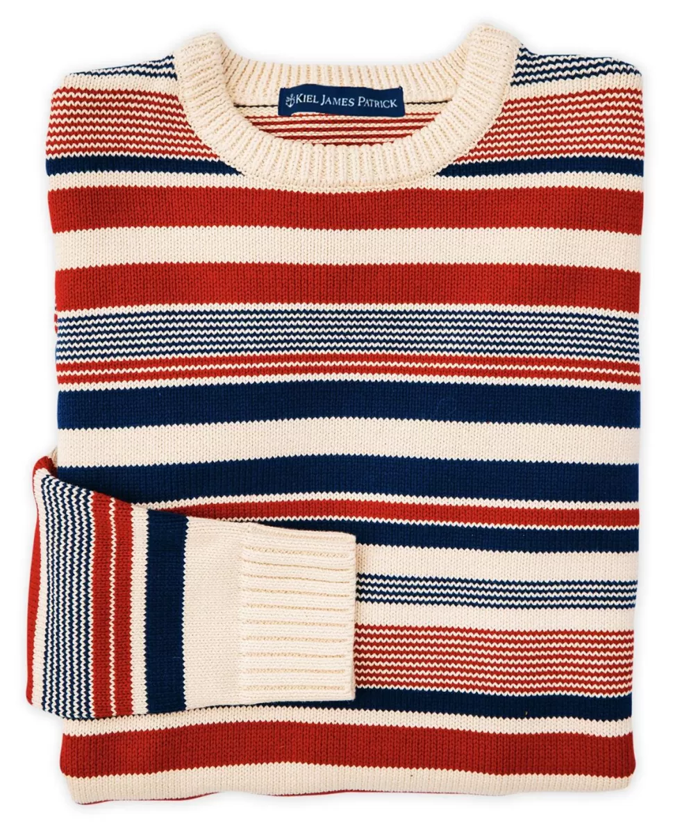 Women Kiel James Patrick Monhegan Striped Sweater