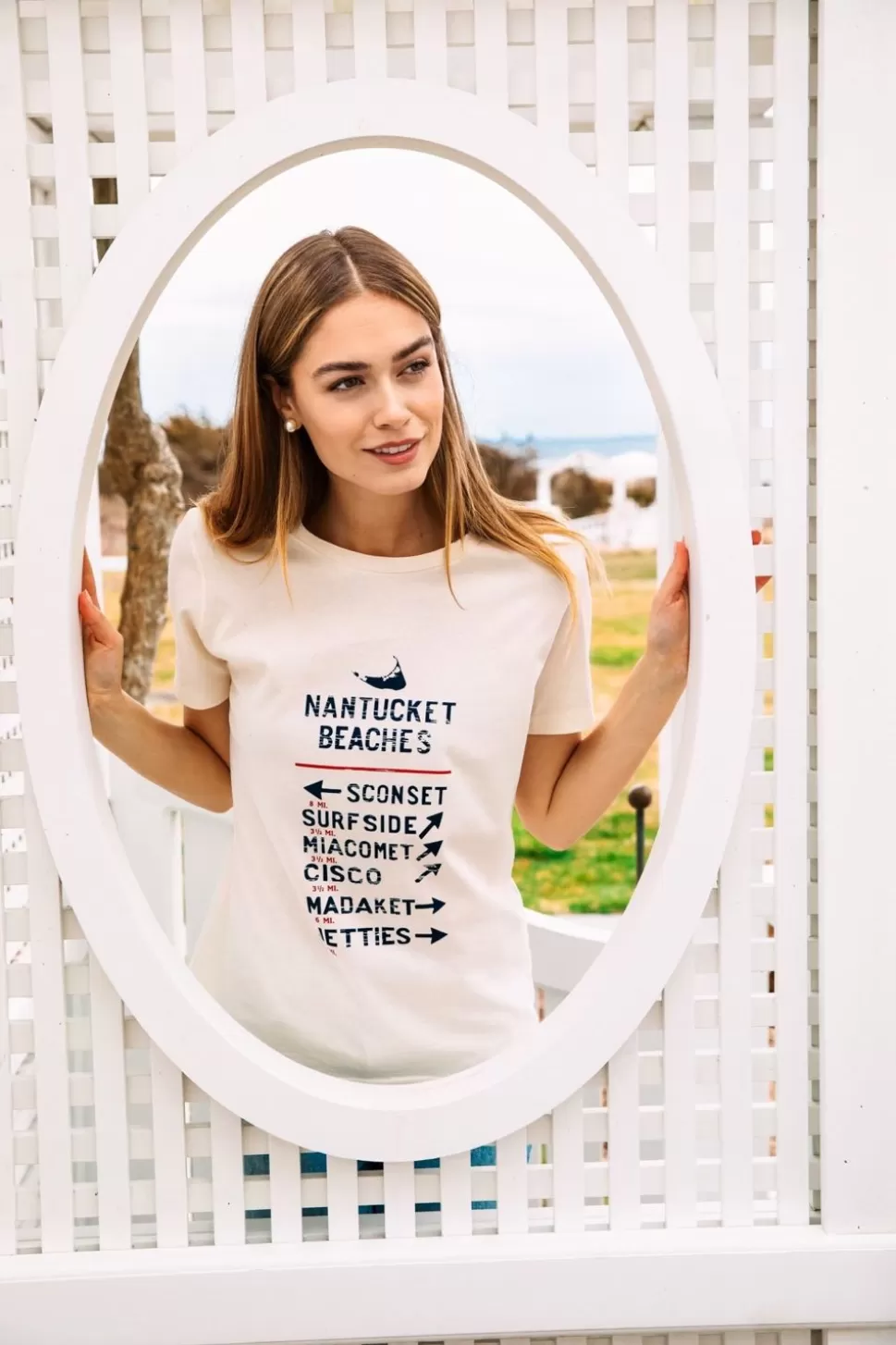 Women Kiel James Patrick Nantucket Beaches T-Shirt- Women'S