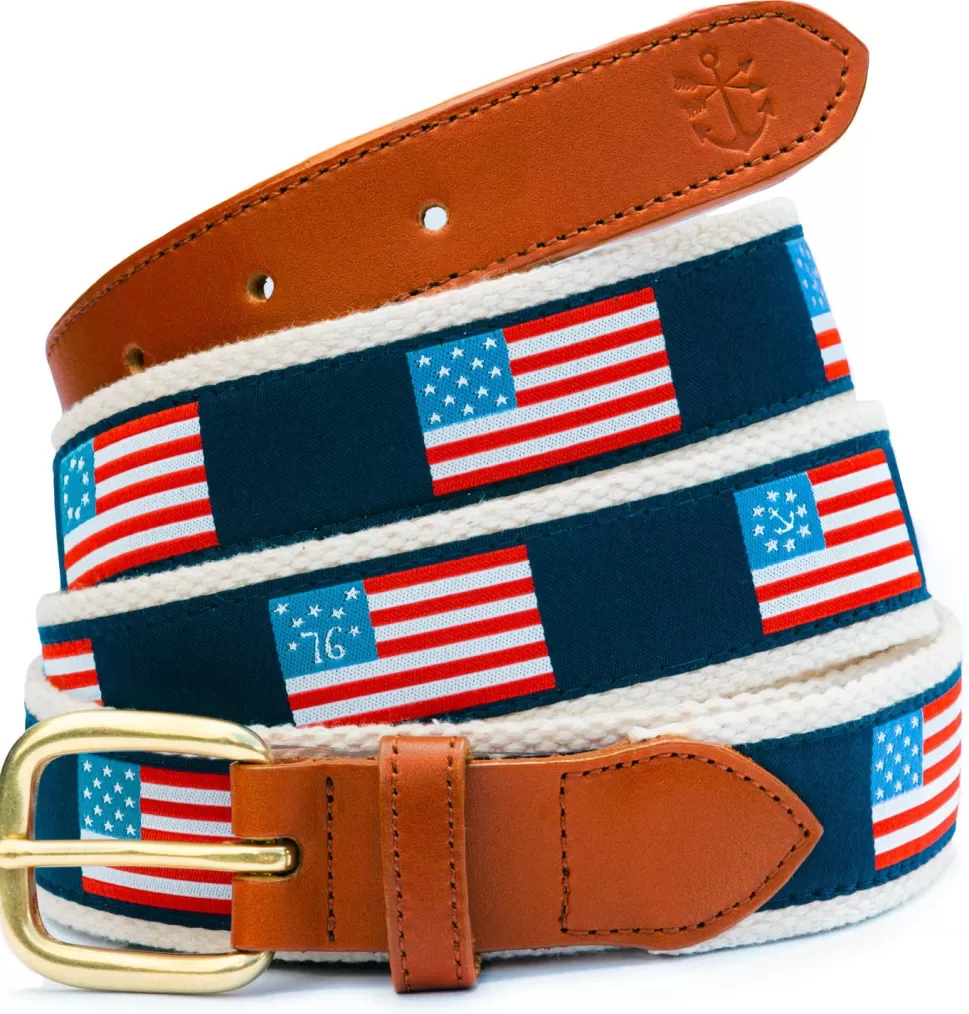 Kiel James Patrick Old Glory Ribbon Belt