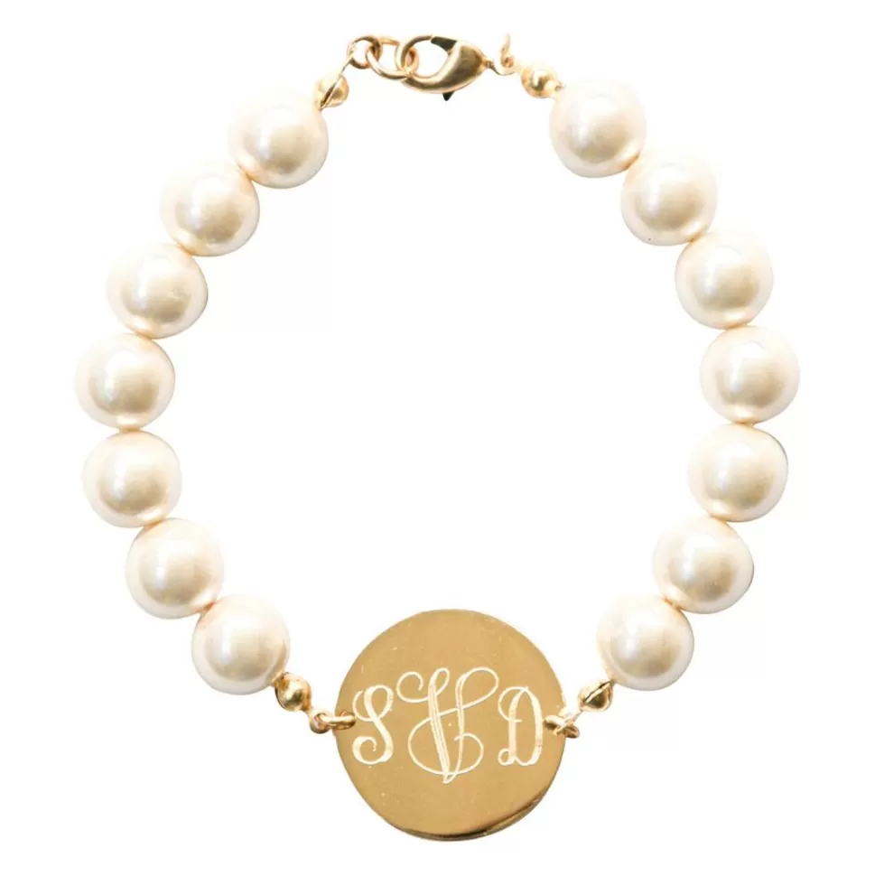 Kiel James Patrick Pearl Monogram Bracelet