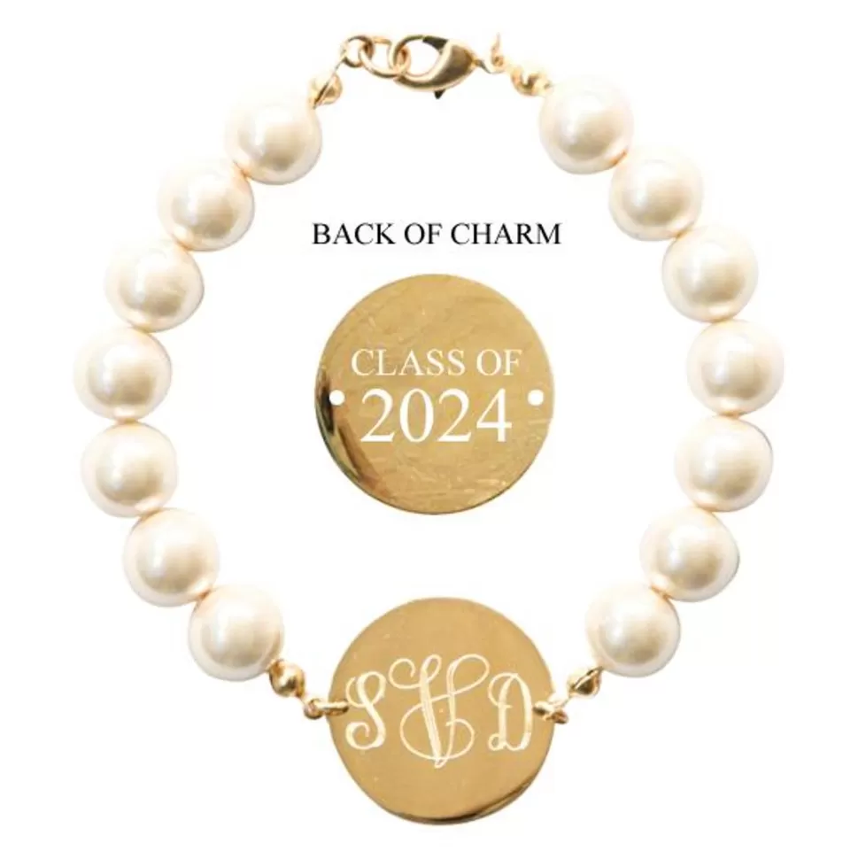 Kiel James Patrick Pearl Monogram Bracelet--Class Of 2024