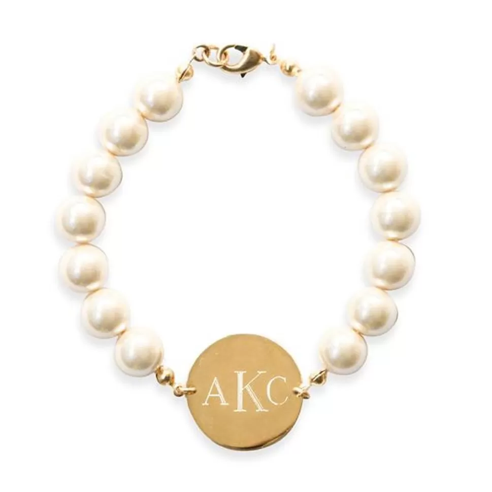 Kiel James Patrick Pearl Monogram Bracelet--Class Of 2024