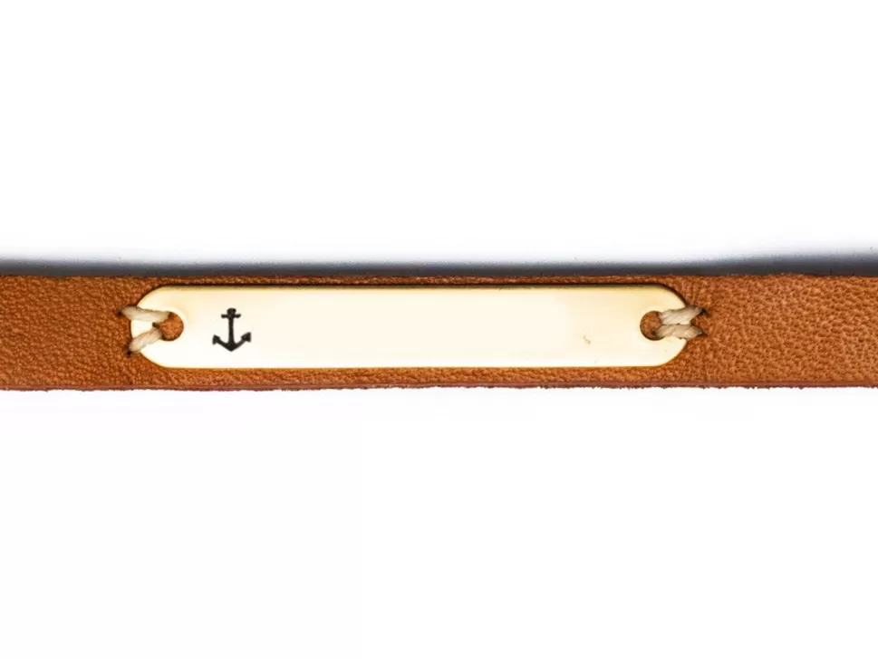 Kiel James Patrick Sailor Tattoo Bracelet - Tan