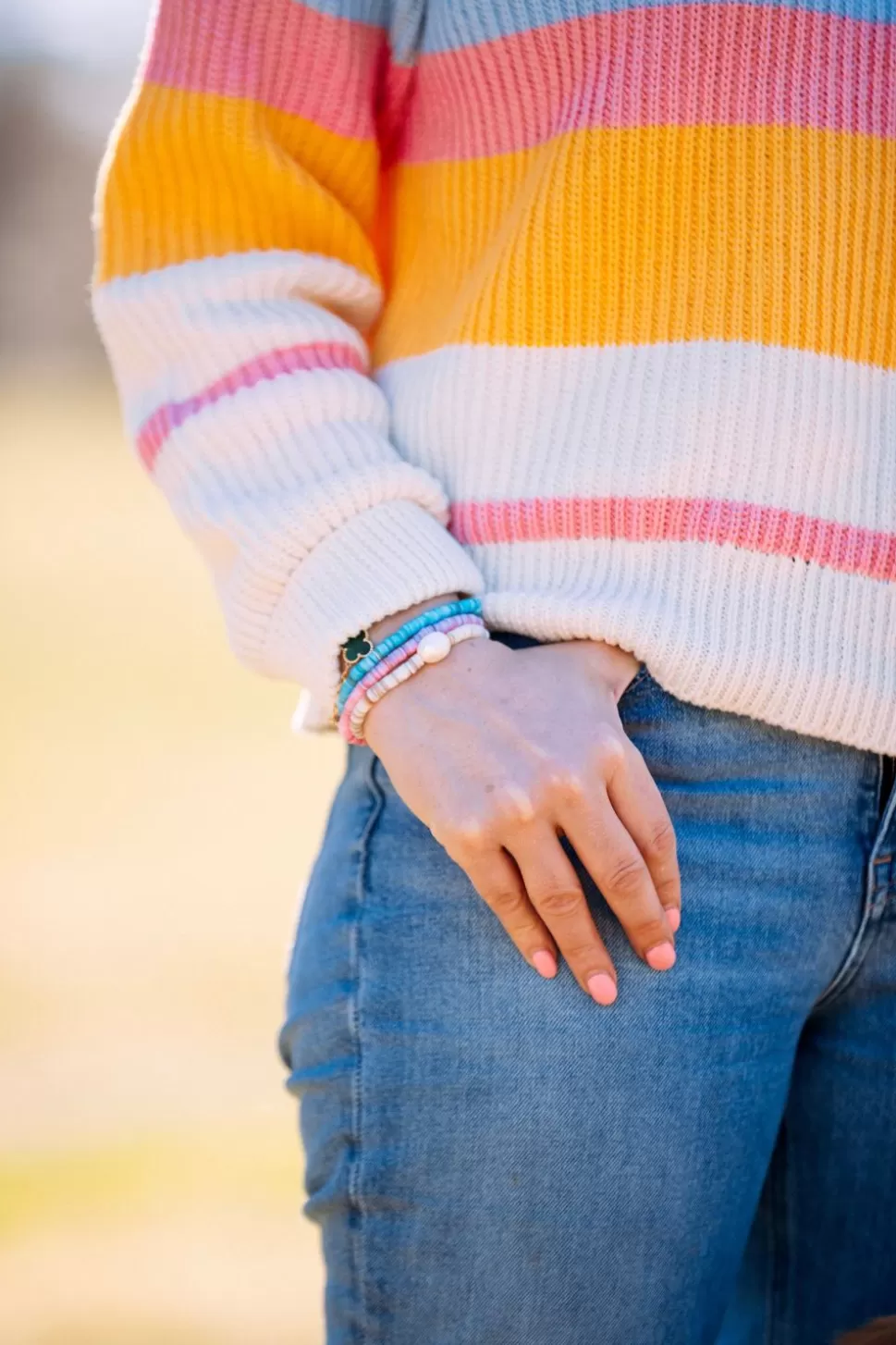 Kiel James Patrick Sunset Shores Shell Bracelet