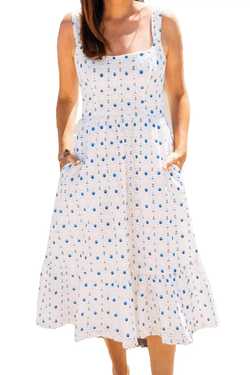 Women Kiel James Patrick The Beachcomber Eyelet Dress