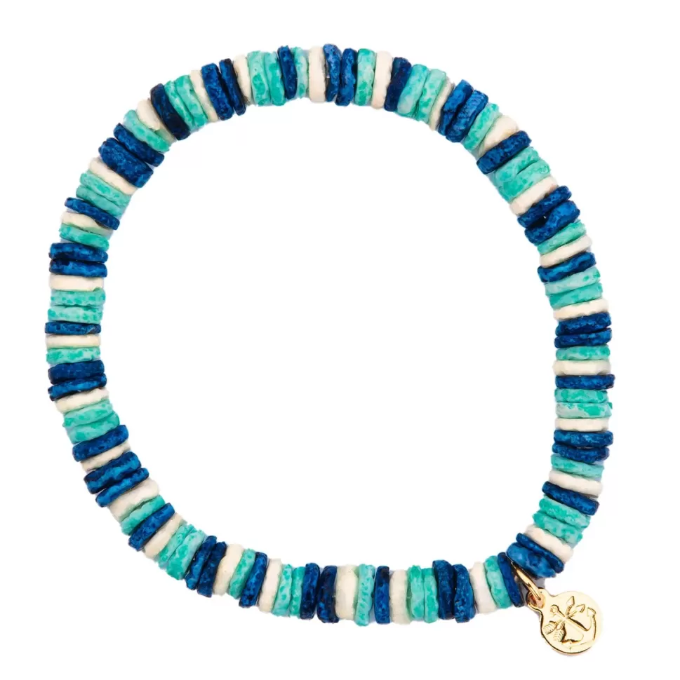 Kiel James Patrick The Deep Blue Sea Shell Bracelet