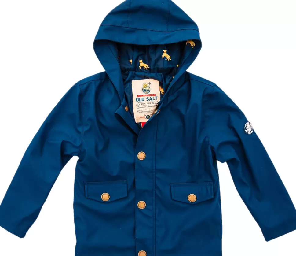 Kids Kiel James Patrick The Old Salt Navy Raincoat- Kids